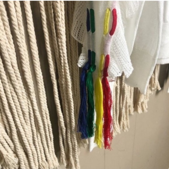 NWT wildfox couture colorful tassel sweater - Picture 4 of 5